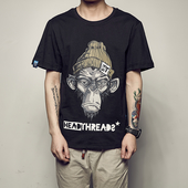 περιστασιακή μπλούζα ανδρών με μια πολύ ενδιαφέρουσα εφαρμογή (μαϊμού)