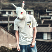 αντρικά πουκάμισα με κοντά μανίκια σε δύο διαφορετικά χρώματα και πολύ φρέσκο ​​aplikatsiyka