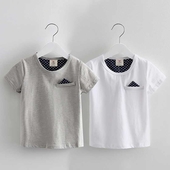 Страхотна блузка с къс ръкав за момченце