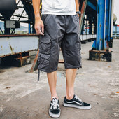 Удобни широки памучни шорти за мъже