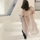 Μεγάλη κυρίες μπλούζα τύπου σιφόν σακάκι σε τρία διαφορετικά χρώματα