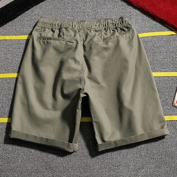Мъжки ежедневни къси панталони с ластична талия и връзки - 5 различни цвята