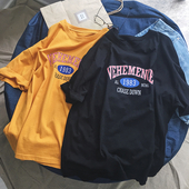 πουκάμισο Φρέσκο ​​ανδρών με επιγραφή και εκτύπωση σε έντονα χρώματα