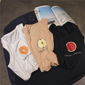 Φρέσκα mens το καλοκαίρι φανέλες με φρούτα