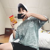 Σημερινό μοντέλο αρσενικό βαμβακερό πουκάμισο με ρίγες