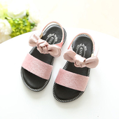 Γλυκό Παιδικά σανδάλια για κορίτσια σε διάφορα χρώματα με κορδέλα