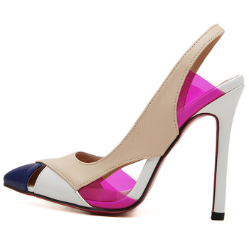 Стилни дамски обувки на висок ток в няколко разцветки