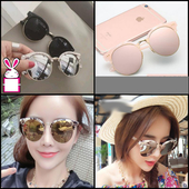 Μεγάλη κυρίες γυαλιά ηλίου - 7 χρώματα