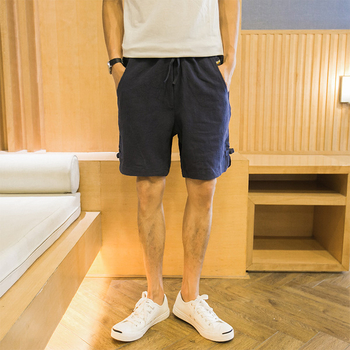 Много удобни ежедневни мъжки къси шорти от плат - 3цвята