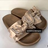 Υπέροχες παντόφλες ημέρας κυρίες με όμορφη κορδέλα - 4τμ