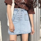 φούστα Πολύ ενδιαφέρουσα κυρία με ένα μακρύ σύνδεση - 4 χρώματα