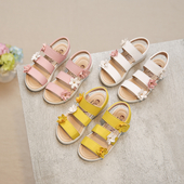 Πολύ ενδιαφέρουσα και φρέσκια Παιδικά σανδάλια για κορίτσια - 3tsvyata
