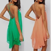 Свежа дамска лятна рокля - 3 цвята