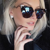 Μεγάλη κυρίες εξωφρενικές γυαλιά - 6 χρώματα