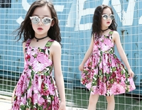 Παιδικό φόρεμα για κορίτσια με μοτίβα λουλουδιών