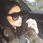 Κομψό κυρίες γυαλιά ηλίου μάσκα τύπου