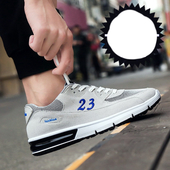 Αναπνέει ανδρικά παπούτσια για τρέξιμο, άνετα σπορ σε διάφορα χρώματα