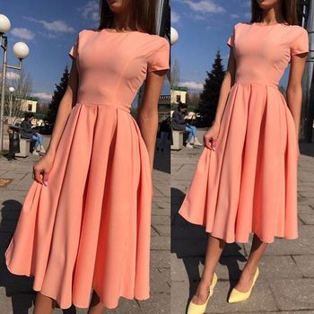 Καθημερινά γυναικών μακρύ φόρεμα κατάλληλο για κάθε περίσταση - 4 χρώματα