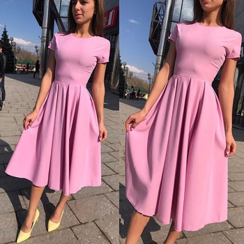Καθημερινά γυναικών μακρύ φόρεμα κατάλληλο για κάθε περίσταση - 4 χρώματα