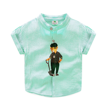 Сладка детска риза с къс ръкав с анимационно изображение