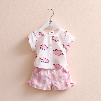 Παιδική φόρμα με δύο κομμάτια  - σορτς και μπλούζα με κοντό μανίκι