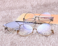 Unisex γυαλιά με λεπτό σκελετό και πολλά ενδιαφέροντα σχήματα από γυαλί - 6 μοντέλα