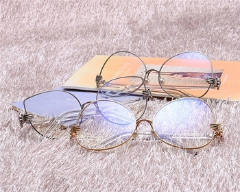 Unisex γυαλιά με λεπτό σκελετό και πολλά ενδιαφέροντα σχήματα από γυαλί - 6 μοντέλα