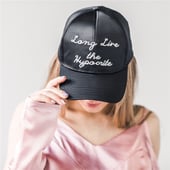 δερμάτινο καπέλο Πολλές κομψό γυναικών - 2 μοντέλα