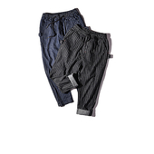  Ανδρών  casual παντελόνι καρό σε μαύρο και γκρι