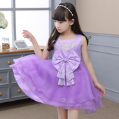 Φορέματα παιδικά για κορίτσια με dantelka και διάφορα χρώματα ροζ και μωβ