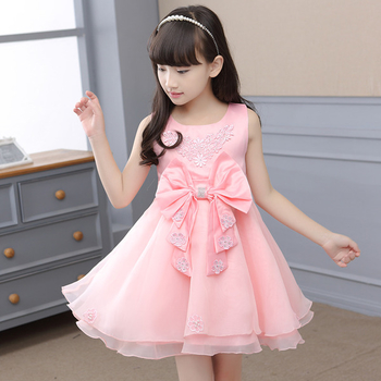 Φορέματα παιδικά για κορίτσια με dantelka και διάφορα χρώματα ροζ και μωβ