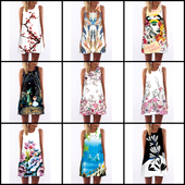 Καθημερινά κυρίες ριγέ φορέματα σε ποικιλία χρωμάτων - 21 μοντέλα