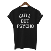 Η σύγχρονη γυναικεία T-shirt σε μαύρο χρώμα με την επιγραφή