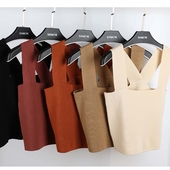 Κομψό κυρίες μπόντζο πουκάμισο με σταυρωμένα τα λουριά σε διάφορα χρώματα