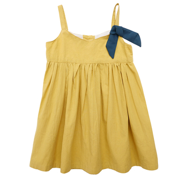 Καλοκαίρι φόρεμα για κορίτσια στο Freestyle σε κίτρινο