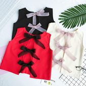 οροφή της δεξαμενής κομψό σύντομο κυρίες με κορδέλες στο πίσω μέρος