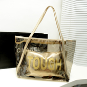 Актуална дамска лятна плажна прозрачна чанта - 4 модела