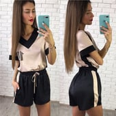 Страхотен дамски ежедневен комплект от две части - 3 цвята