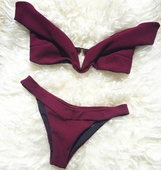 Стилен модел дамски бански костюм в няколко разцветки