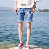 Мъжки дънкови къси панталони в няколко модела