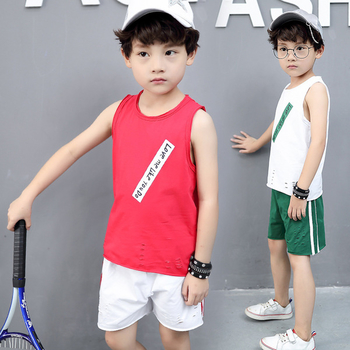 Παιδικό σετ αθλητικό για αγόρια  - σορτς με αμάνικο 