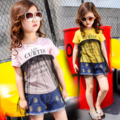 Сладка дамска тениска с надпис и дантела