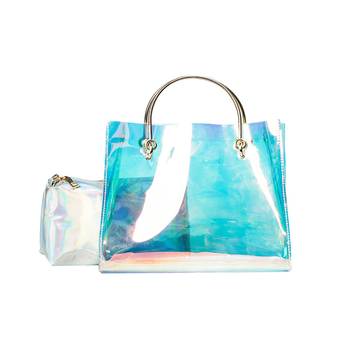 Дамска лятна прозрачна интересна чанта за плаж и ежедневие - 2 модела