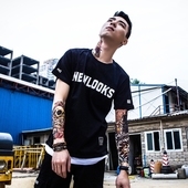 Тениска за мъжете в три цвята с надпис