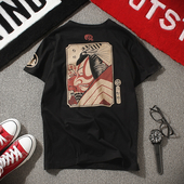 Страхотна тънка мъжка тениска с интересна щампа - много размери