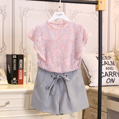 Дантелен дамски потник от дантела в три цвята