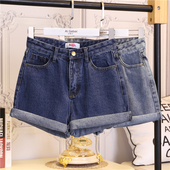 Γυναικείο κοντό παντελόνο με ψηλή μέση 