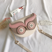 Сладка чанта за дамите с декорация бухалче