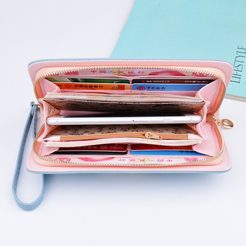 Изчистен модел дамски портфейл в четири цвята