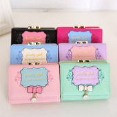 Сладък мини дамски портфейл в много цветове